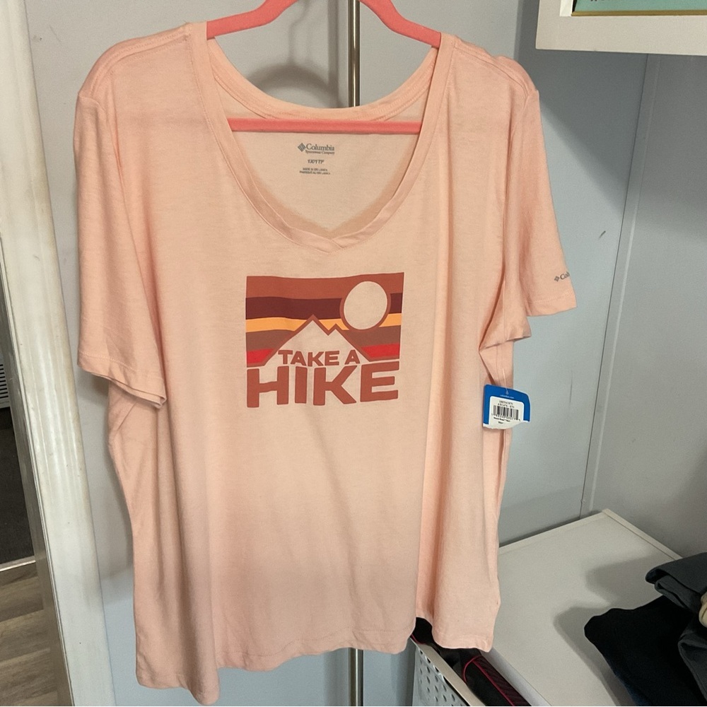 Columbia Hike Short Sleeve T-Shirt Size 1X NWT